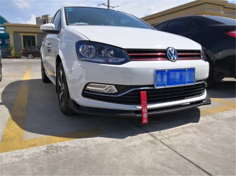Задний спойлер для корпуса Volkswagen POLO 2014-2018 задний ABS диффузор переднего бампера |