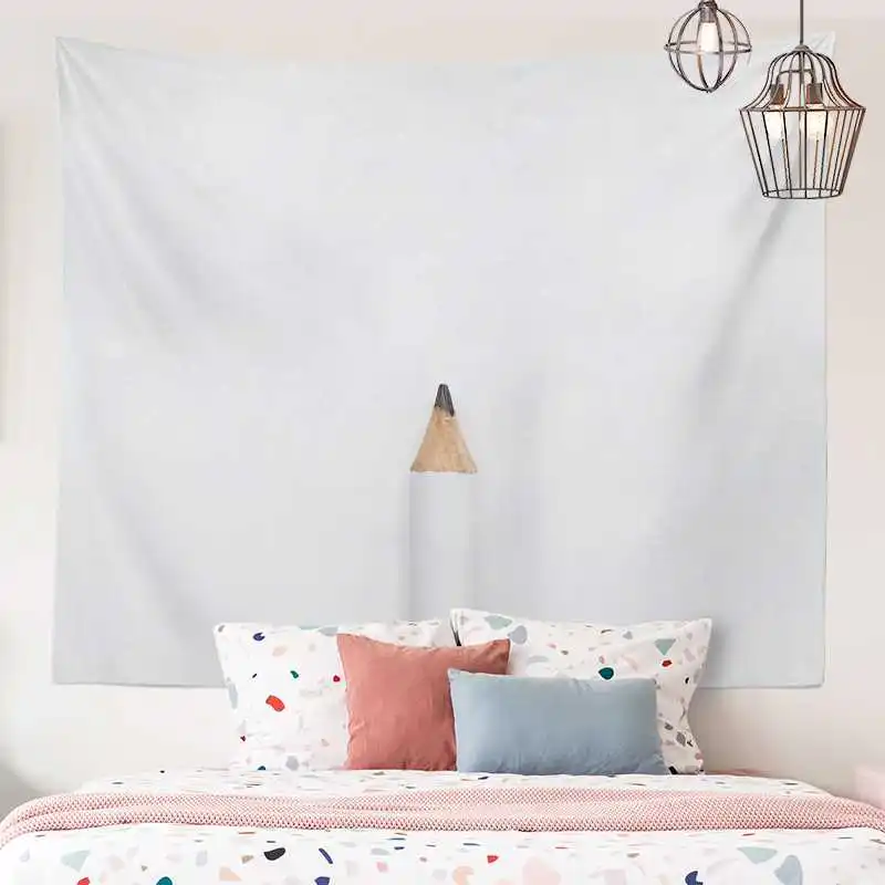 Fondo de pared para dormitorio, tapiz para habitaci&oacute;n de estilo minimalista Simple, dise&ntilde;o individual, planta creativa de moda para el hogar-5