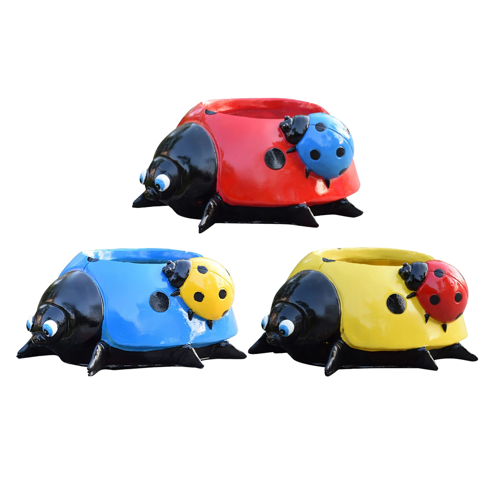 

Ladybug Flower Pot Garden Garden Flower Pot Cute Shape Pencil Holder
