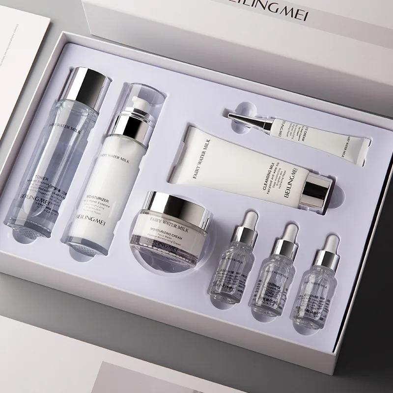 Collagen Skincare Set Facial Care Moisturizing Fairy Toner Lotion Face Eye Cream Brighten Anti Aging Serum Cleanser 8PCS Box
Collagen Skincare Set Facial Care Moisturizing Fairy Toner Lotion Face Eye Cream Brighten Anti Aging Serum Cleanser 8PCS Box
