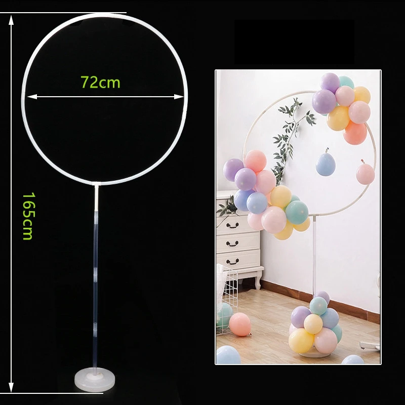 

Balloon Arch Balloons Ring Stand Round Balloon Wreath Ring for Wedding Kids Birthday Baby Shower Valentine's Day Party Decor