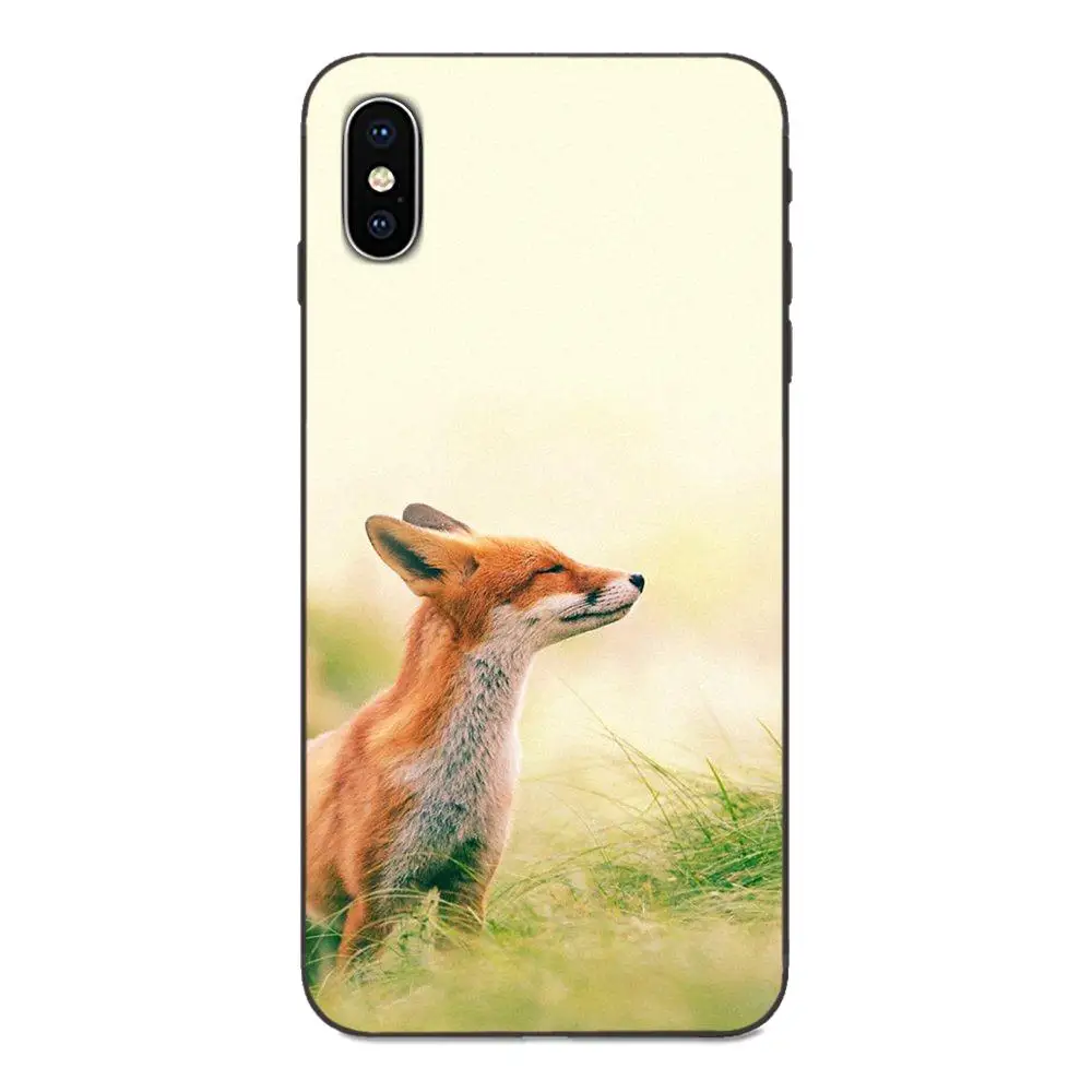 Лиса белый красный животное милый для Xiaomi Redmi Mi Note 2 3S 8 9 Lite SE Pro Мягкий ТПУ