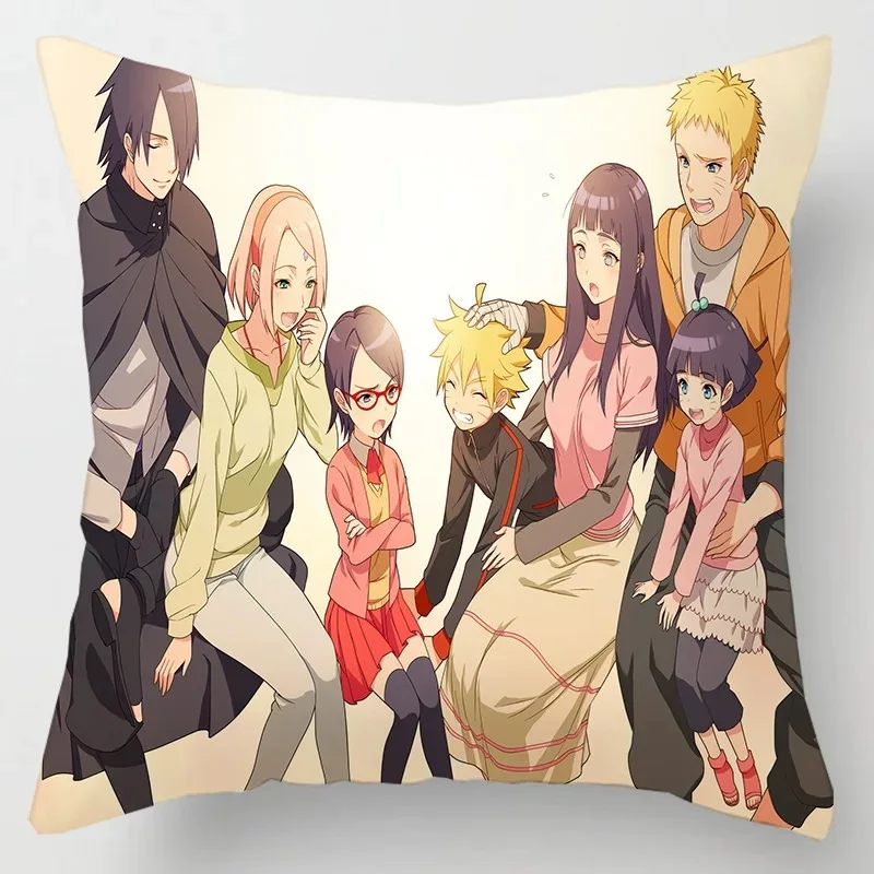 Подушка Какаси 45x45 наволочка для мальчика из японского аниме подушки обнимания