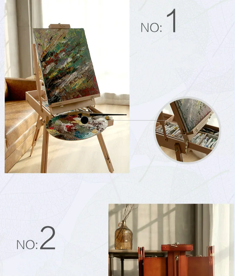 Переносная живопись мольберт Caballete De Pintura масляная краска мольберт с ящиком классический деревянный мольберт стенд товары для рукоделия для художника
