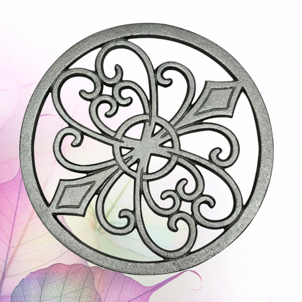 1 шт. винтажный термостойкий Декоративный Круглый держатель для горшков чугунные