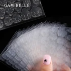 GAM-BELLE 1 лист клей для ногтей стикер двухсторонний ложный клей для накладных ногтей лента аксессуары для маникюра Инструменты для наращивания ногтей