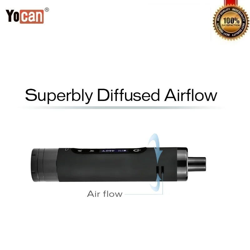 Оригинальный Yocan IShred сухой травы стартовый набор с 2600 мАч батарея керамический