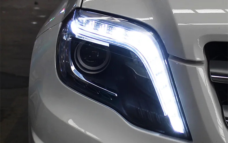 1 Набор Автомобильный фар для Benz GLK260 фары 2012-2015 X204 GLK300 светодиодный задний фонарь