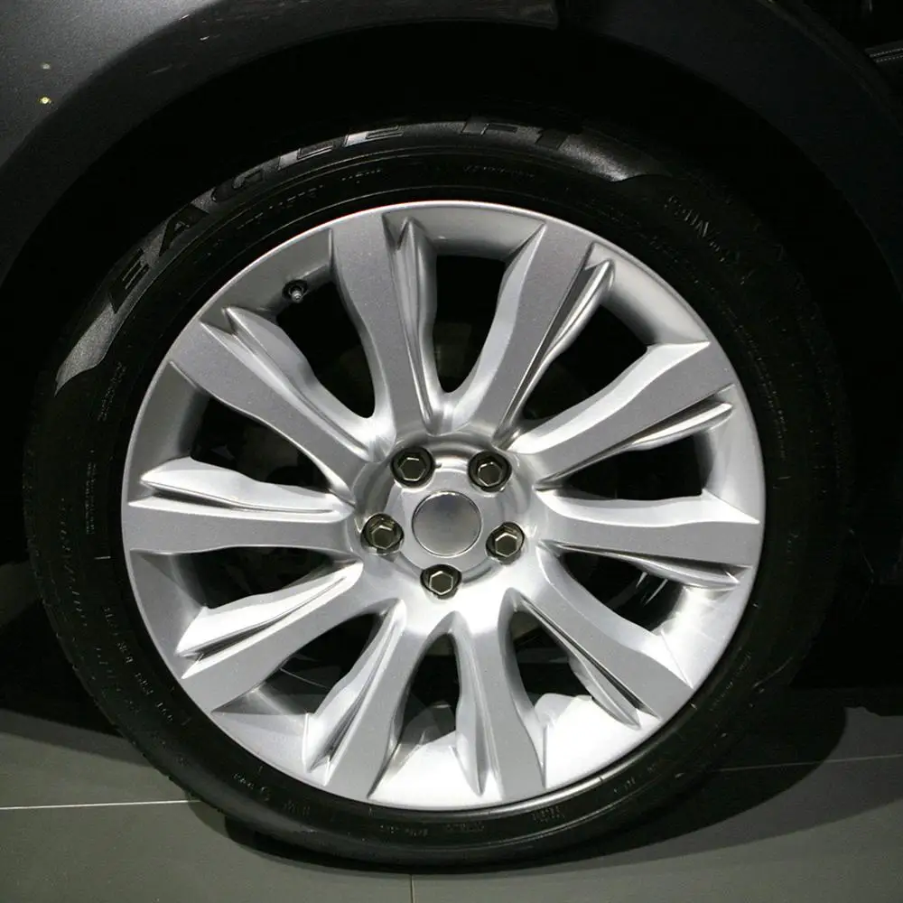 4 шт. вентиля покрышек легковых автомобилей Хром резиновые бескамерные колеса