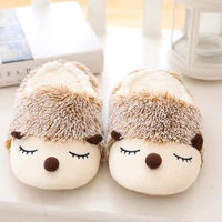 cute unicorn hedgehog dog small animal modeling comfortable warm home slippers