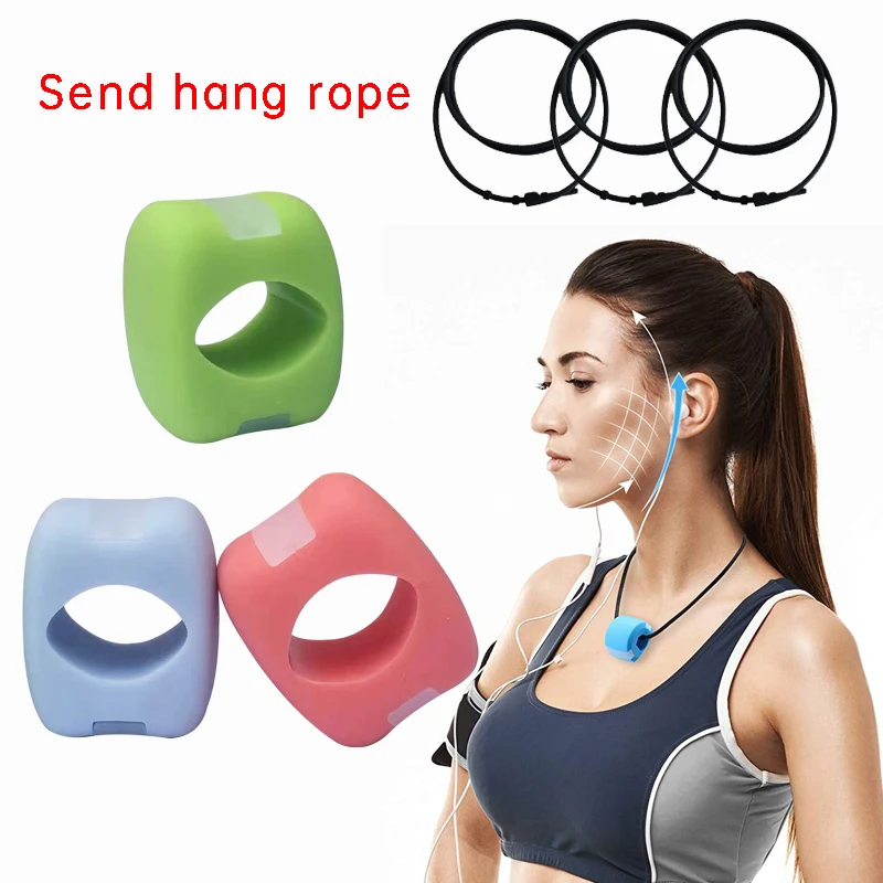 

Jawzrsize Jaw Muscle ExerciserFitness Face Masseter men facial pop n go mouth jawline chew ball chew bite breaker training Body