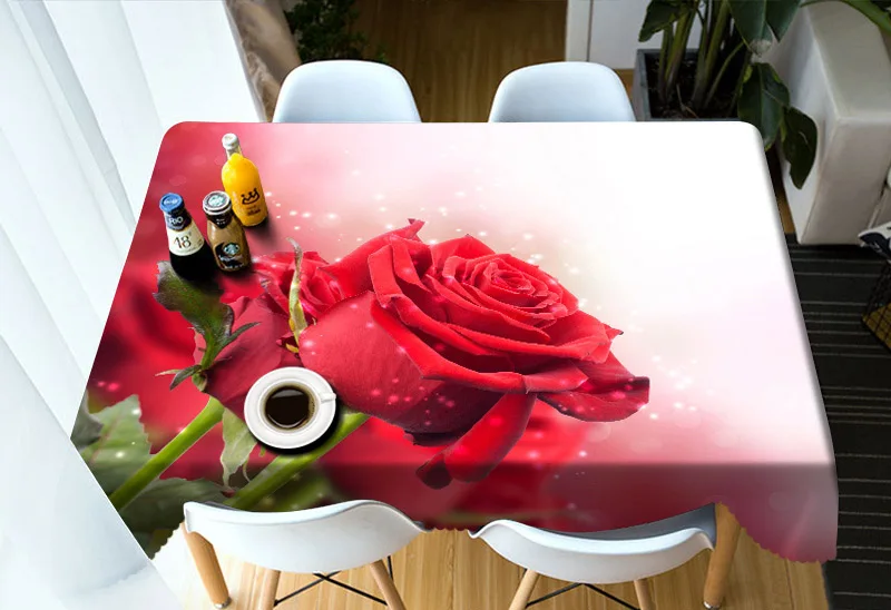 

New Year Christmas Tablecloth Kitchen Dining Table Decorations Home Rectangular Party Table Covers Christmas Ornaments