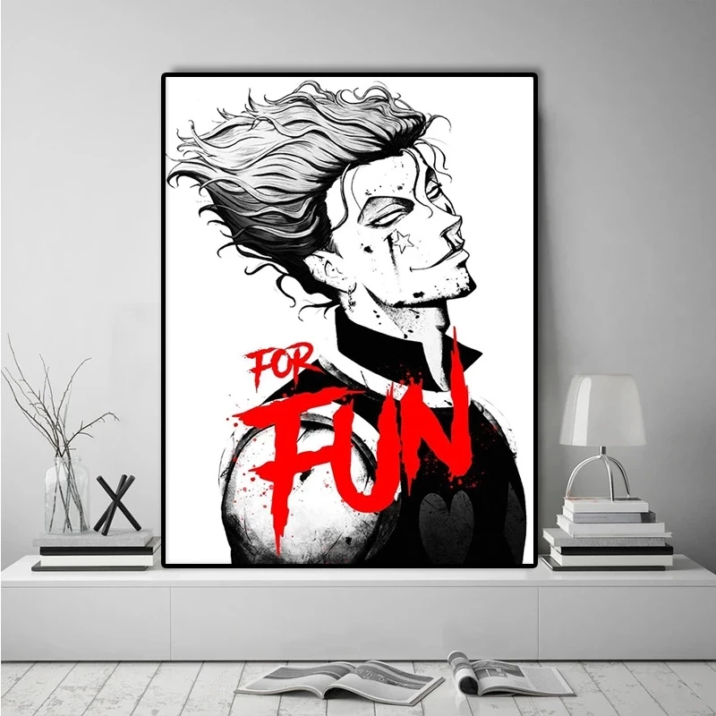 

Home Decor Hunter X Hunter Canvas Painting HD Printed Modular Anime Hisoka Pictures Modern Poster For Living Room Wall Artwork