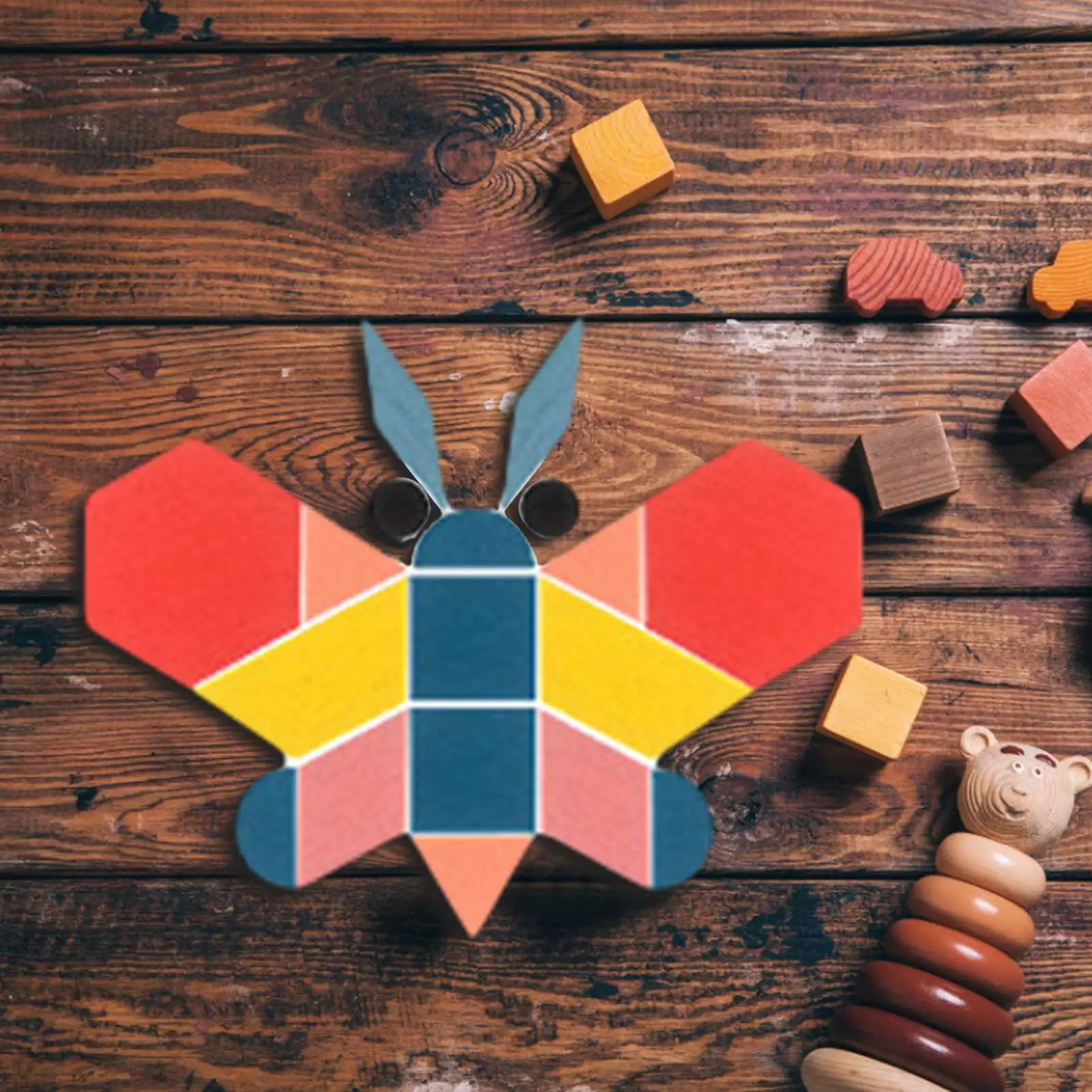 

Kids Wooden Blocks 3D Jigsaw Puzzle Clever Board Baby Montessori Educational Learning Toys For Children Geometric Shape Puzzles