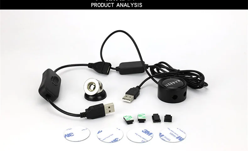 1 комплект украшение автомобиля свет USB светодиодный Звездный DJ лазерный проектор rgb интерьер дистанционное управление для автомобиля в духе автостайлинга