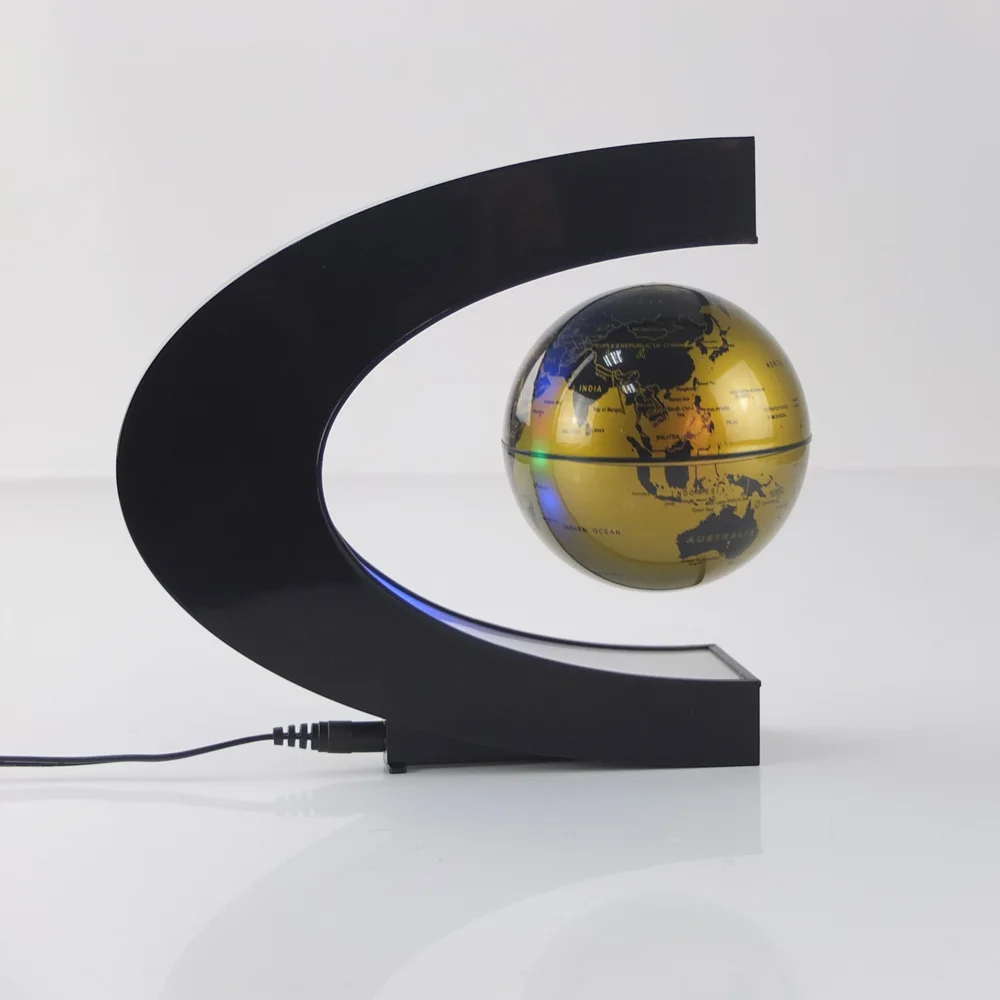 Магнитный парящий в воздухе светящийся 3 дюймов земной шар праздник