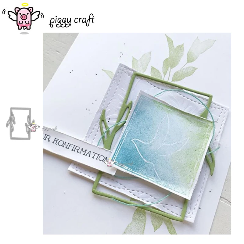 

Технические металлические Вырубные штампы, форма для вырезания листьев, прямоугольная рамка, скрапбукинг, бумажный нож, форма, лезвие, перф...