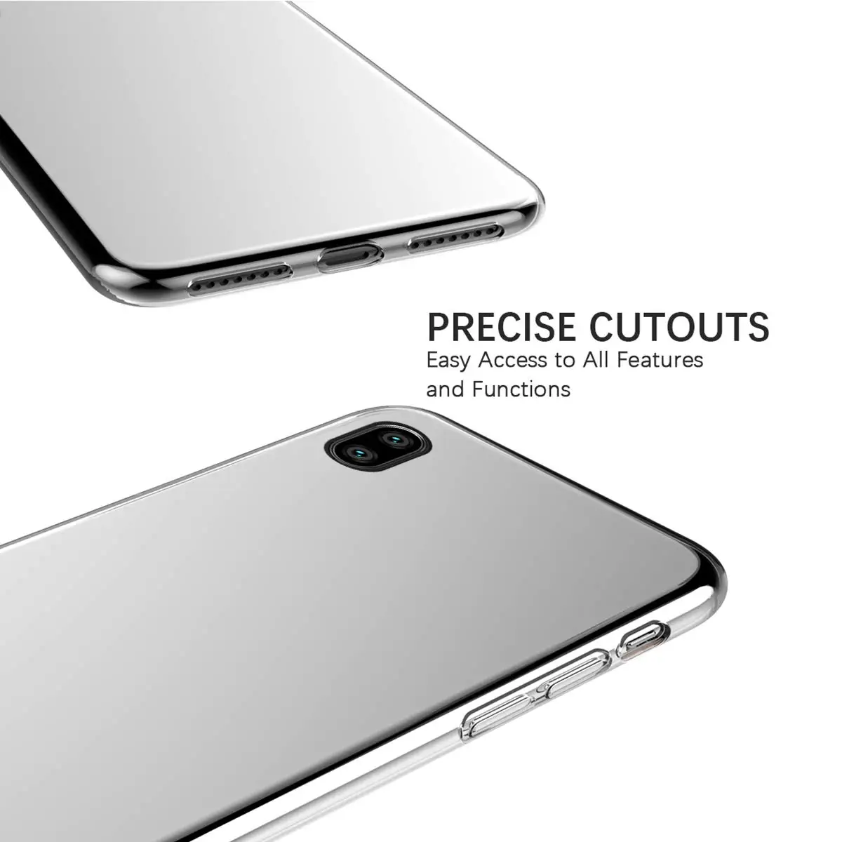 Прозрачные силиконовые чехлы для мобильных телефонов Xiaomi Redmi 7A на заднюю панель