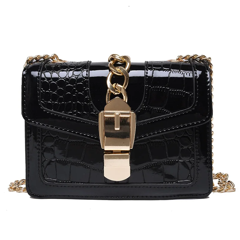

2021 New Vintage Pu Leather Shoulder Bag Women Handbags Luxury Designer Fashion Small Flaps Female Crossbody Bag Chain tote