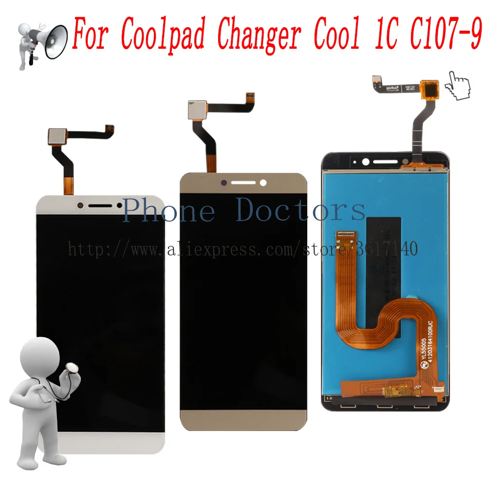 5 ''Полный ЖК-дисплей + фотография для LeTV Coolpad Changer Cool 1C C107 кодирующий