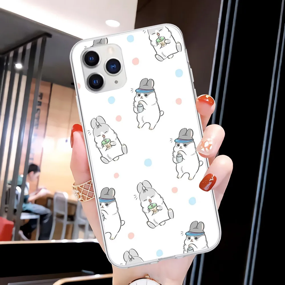 

Wholesale Machiko Rabbit Transparent Mobile Phone Case For Iphone 12 11 Pro Xs Max 6s 7 8 Plus Xr Xs X 5s Se 2020 Clear Cover