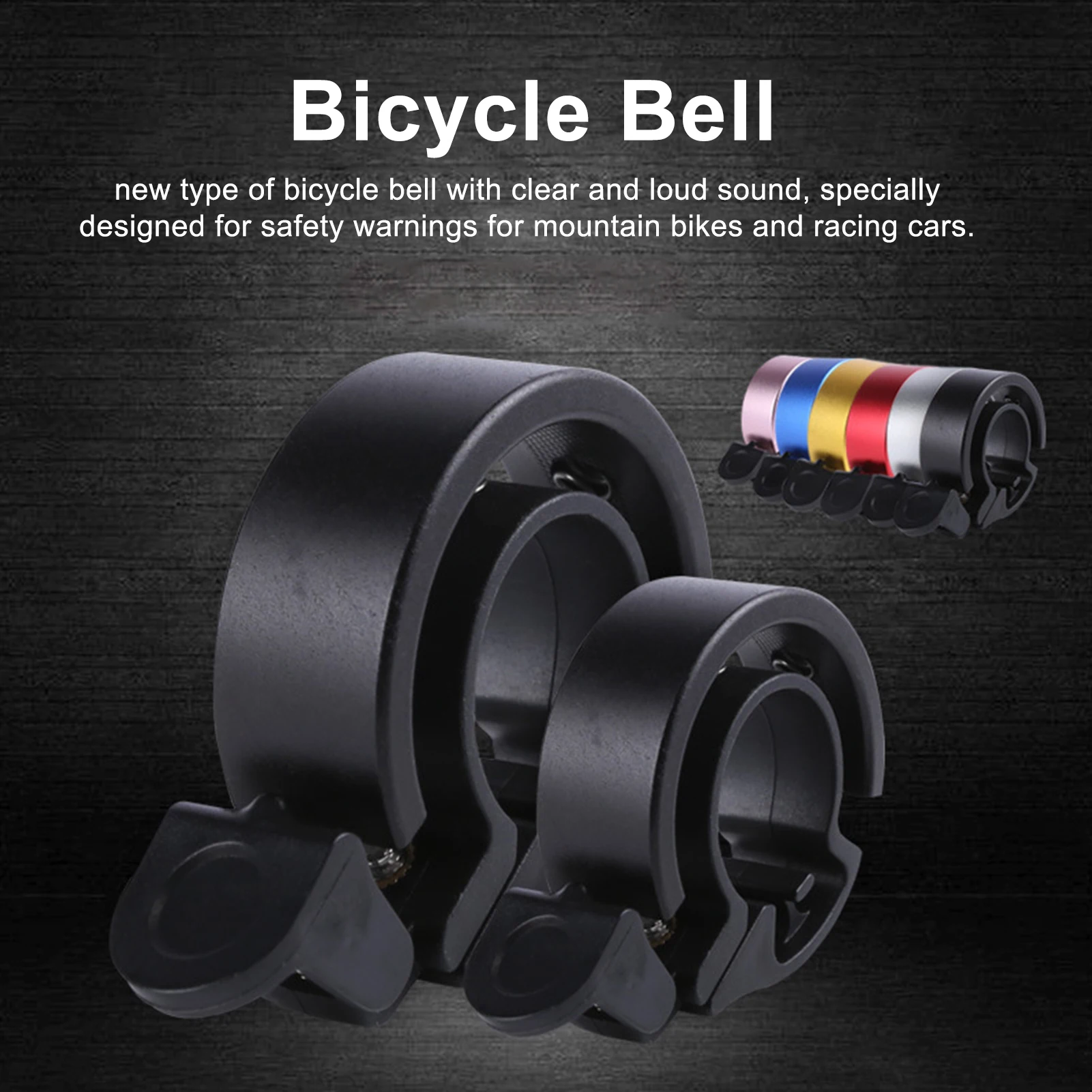 

Aluminum alloy bicycle bell riding handlebar horn siren bicycle accessories 2021 new #