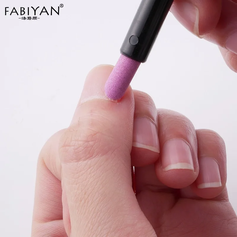 Черная ручка дизайн ногтей файл кутикулы толкатель для удаления Кварцевый