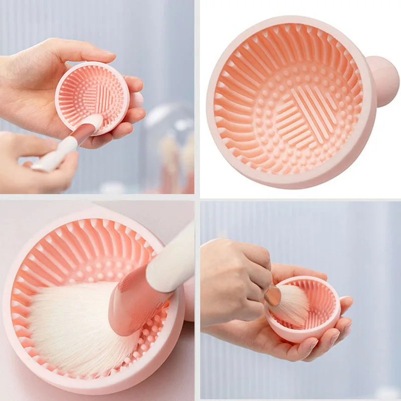 Кисти для макияжа скрубберная доска силиконовый очиститель кистей коврик мыть