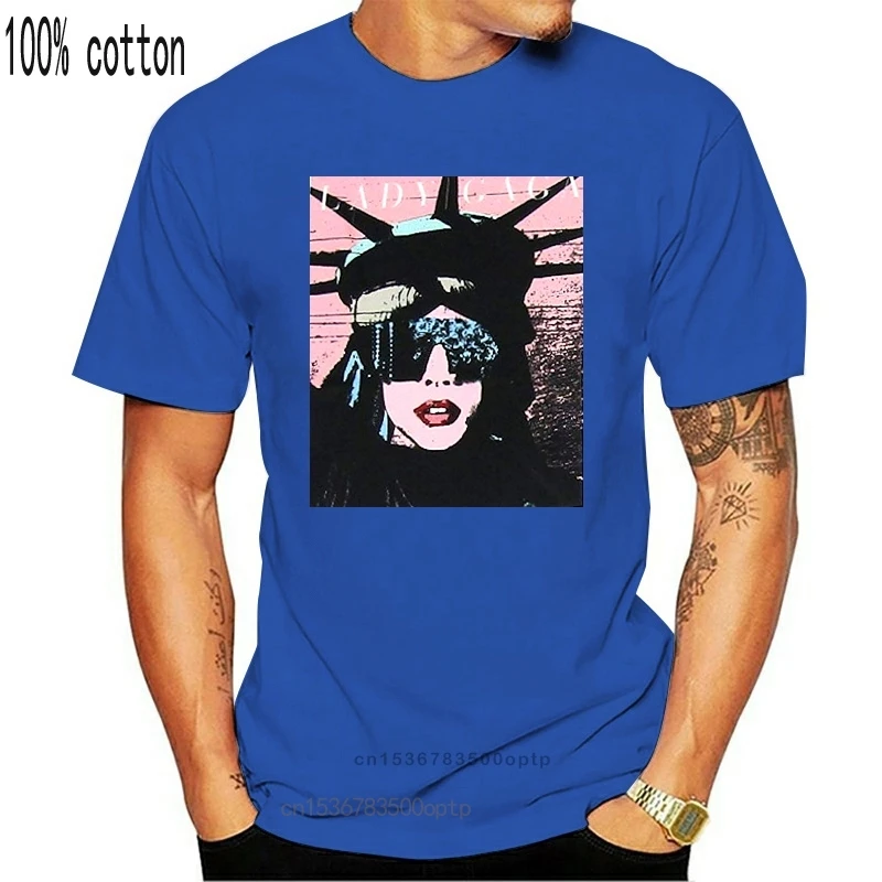 

New Lady Gaga Liberty Fame Girls Juniors White T Shirt