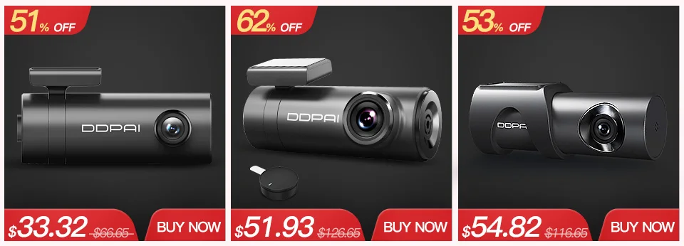 DDPai Mini3 1600P Full HD видеорегистратор Wi-Fi 32G Автомобильный видеорегистратор с WDR g-сенсором 24H Циклическая запись записи