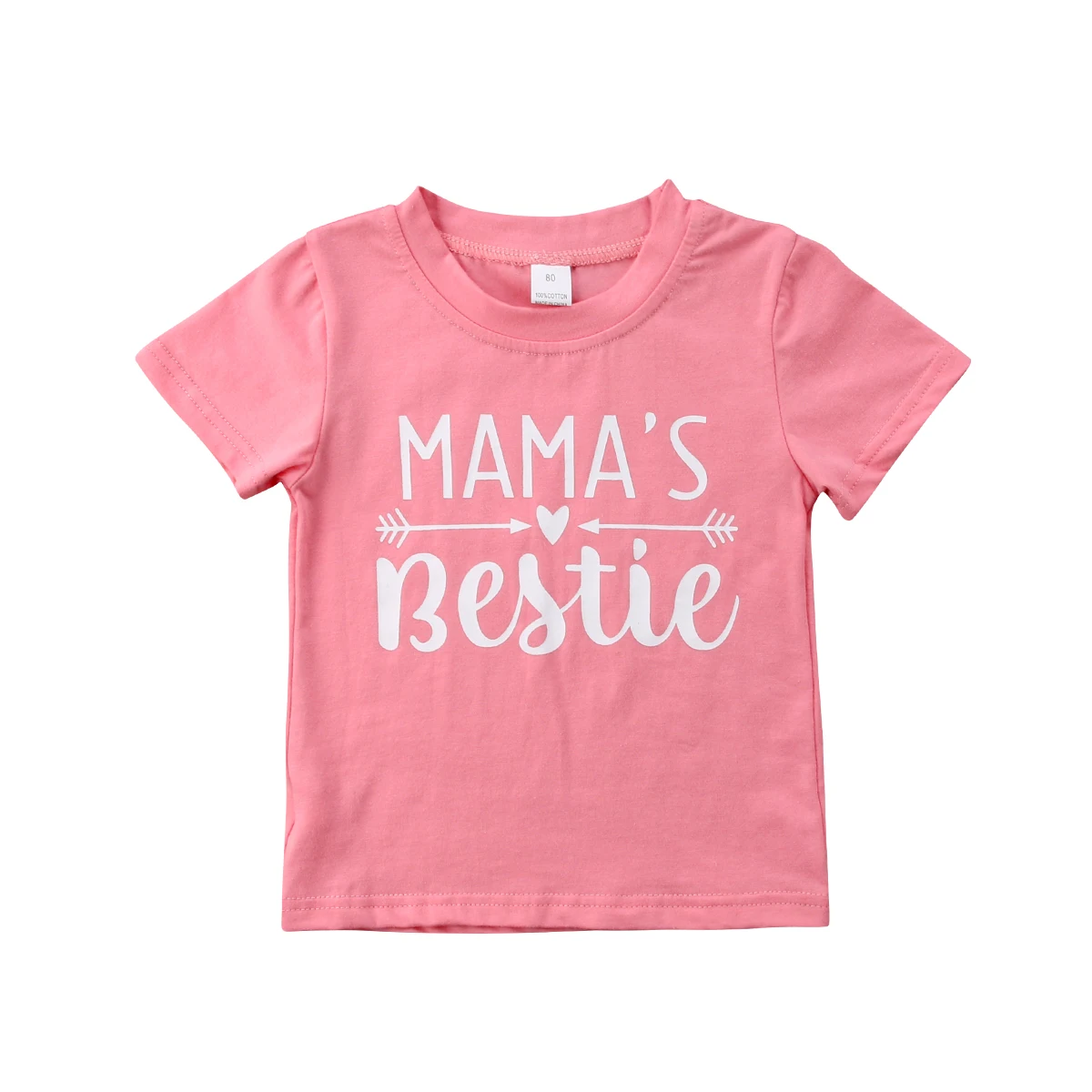 

Summer Baby Kids Girls Short Sleeve Printed Soft Toddler Kids Tops T-Shirt Cute Clothes 1-6Y