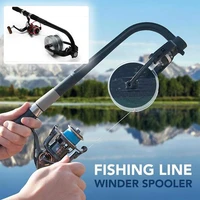 fishing line winder spooler fishing accessory with graphite frame lightweight fast winding casting spinning reels bhd2