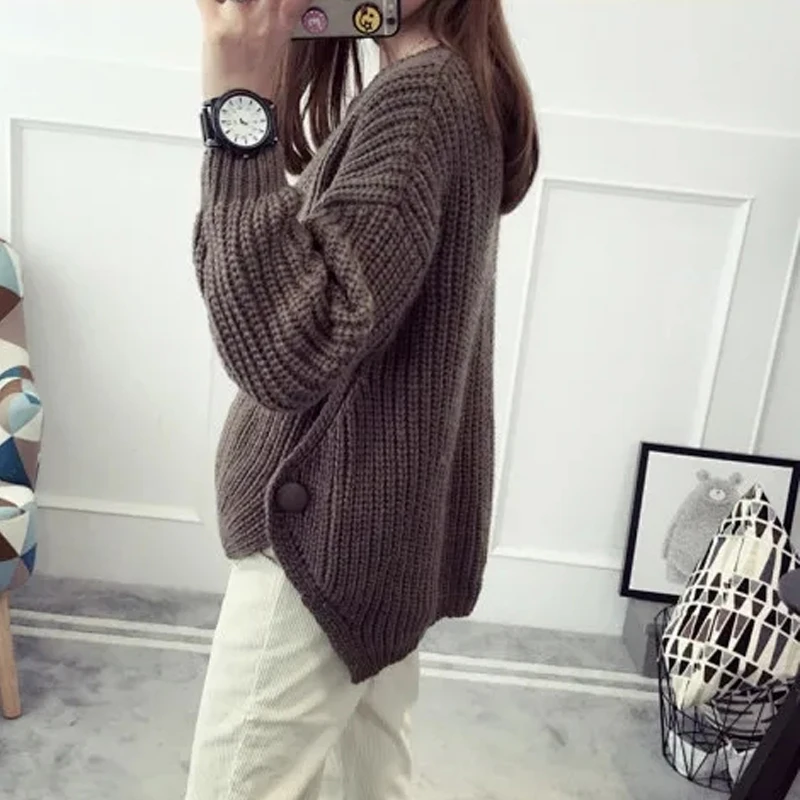 

Sweaters Autumn Winter Women Full Sleeve Knitting Sweaters Casual Jumper Fashion Loose O-Neck Warm Female Sweater