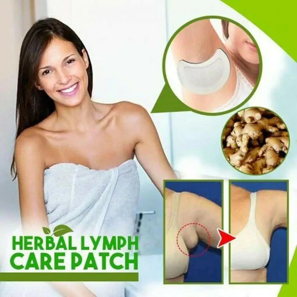 

New 10 Patches Organic Lymphatic Drainage Detox Patch Anti-Swelling Patch Effective Painless Treatment Breast Lymph Nodes Patch