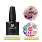 Фольга для ногтей MSHARE, клейкий переводной гель-клей, голографический стикер, Набор лаков, 10 мл, Бесплатная фольга с рисунком звездного неба, оберточные наклейки