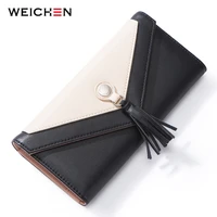 weichen tassel envelope women wallet brand designer red leather female wallets ladies purse long card holder clutch carteira new