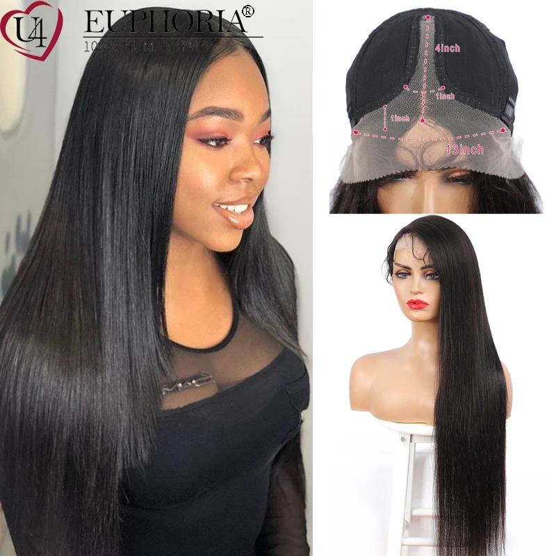 

Бразильские человеческие волосы 13x1 L/T, парики, длинные прямые парики на сетке, 100% парики без повреждений, натуральные черные #27, предваритель...