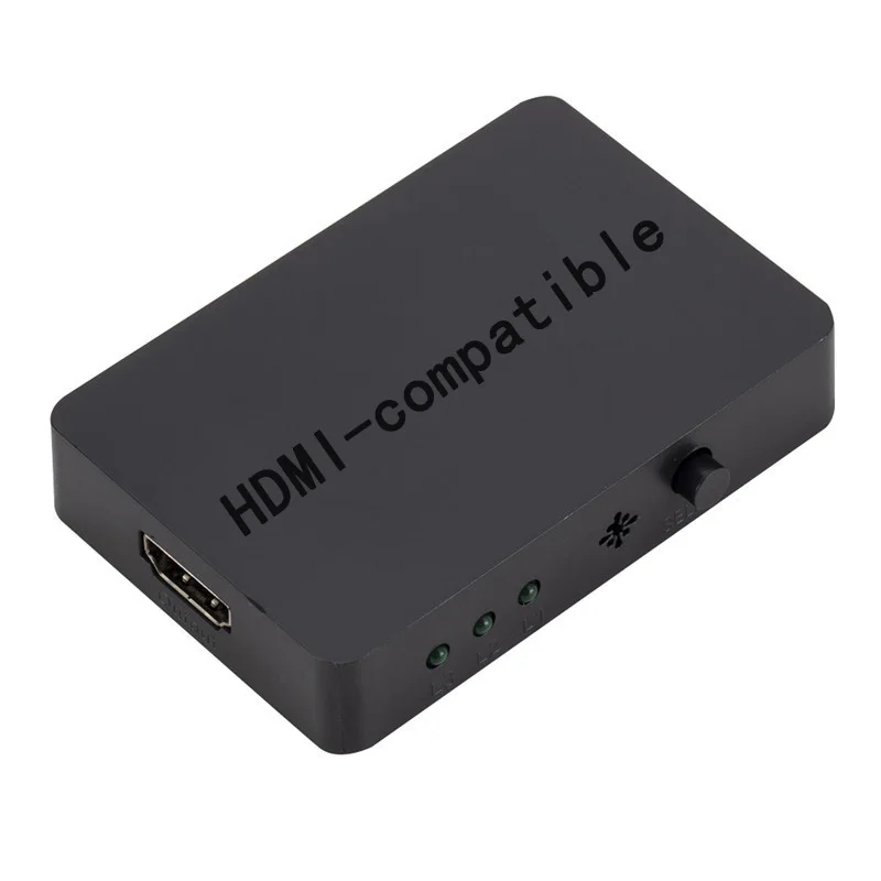 3x1 HDMI совместимый сплиттер 3 портовый концентратор автоматический выключатель в 1