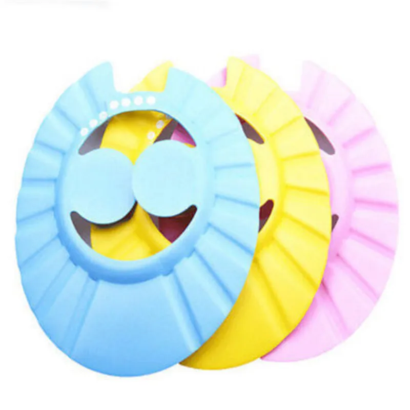 Шапочка для купания новорожденных детей Регулируемая ванной младенцев