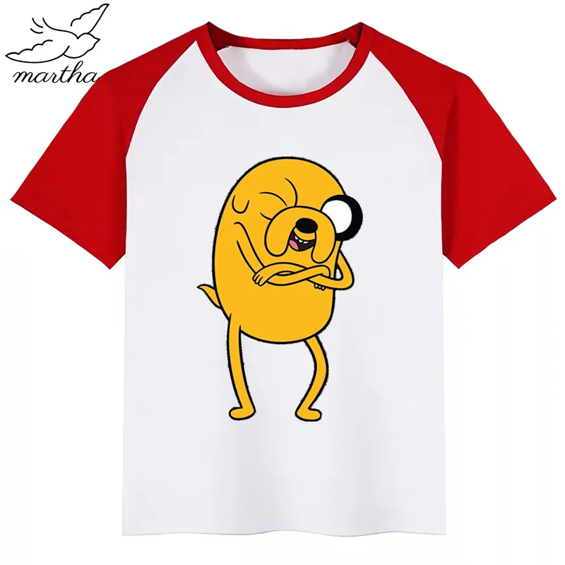 Adventure Time/Одежда для маленьких мальчиков детская футболка с забавным рисунком