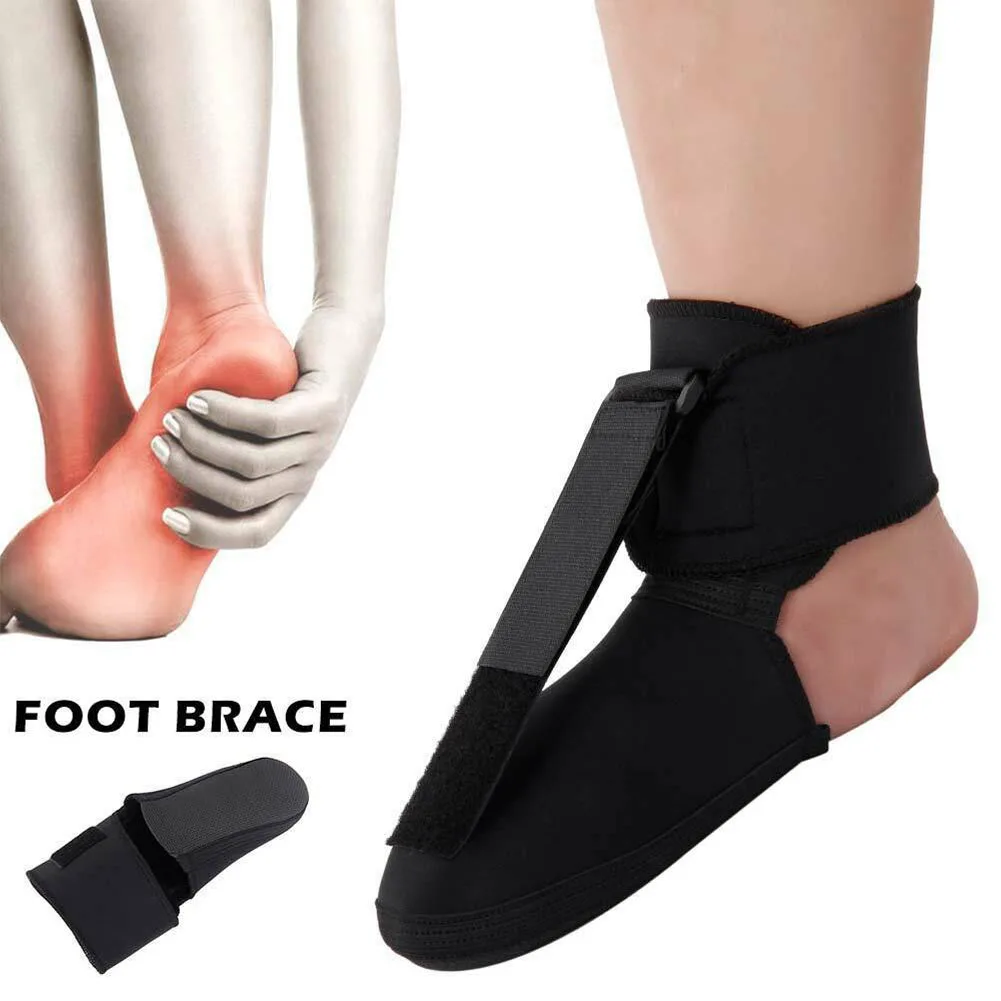 

Sports Pain Non Slip Sole Plantar Fasciitis Night Splint Health Care Support Toe Recovery Stretchy Foot Brace Universal