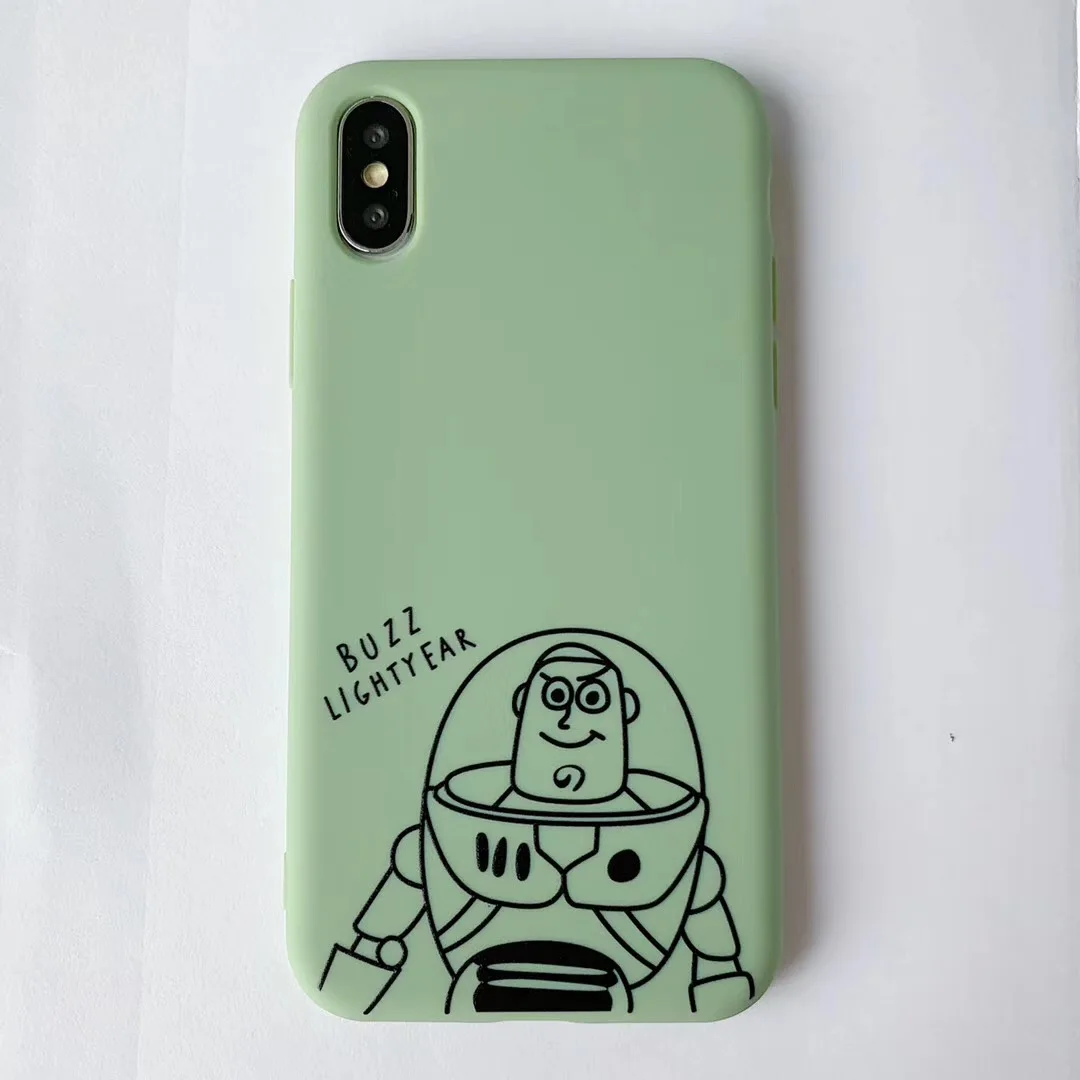 Милые аниме из мультфильмов История игрушек Базз Лайтер чехол для телефона iphone Xs
