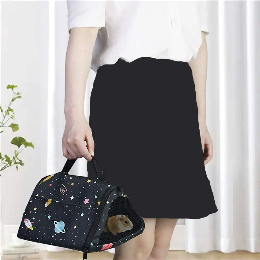 Переносная клетка для хомяка на одно плечо переносной держатель домашних