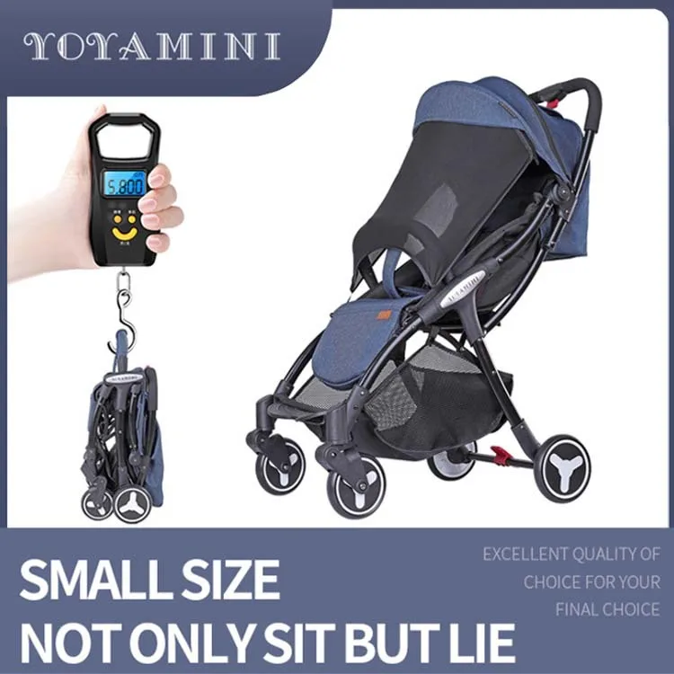 Легкая складывающаяся детская коляска с зонтиком переносная 16 Бесплатная