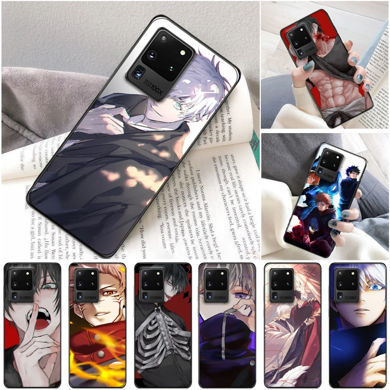 

Jujutsu Kaisen Fushiguro Megumi Satoru Gojo Sukuna Yuji Itadori Phone Case For Samsung Galaxy S20 Plus FE Lite Cases Funda