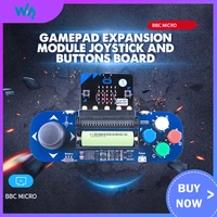 bbc microbit gamepad expansion module joystick buttons board