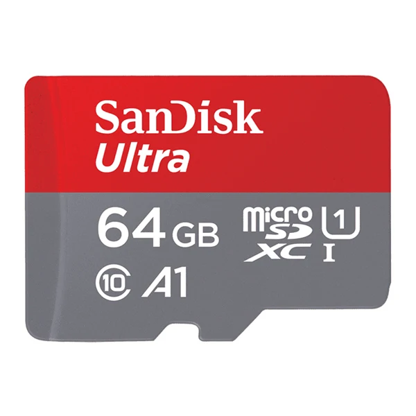 64GB Двойной флеш-накопитель SanDisk картой Micro SD объемом 16 Гб оперативной памяти, 32 Гб встроенной памяти, 64 ГБ 128 A1 слот для карт памяти 98 МБ/с. TF карты флэш накопитель usb для смартфонов - Емкость: 64GB