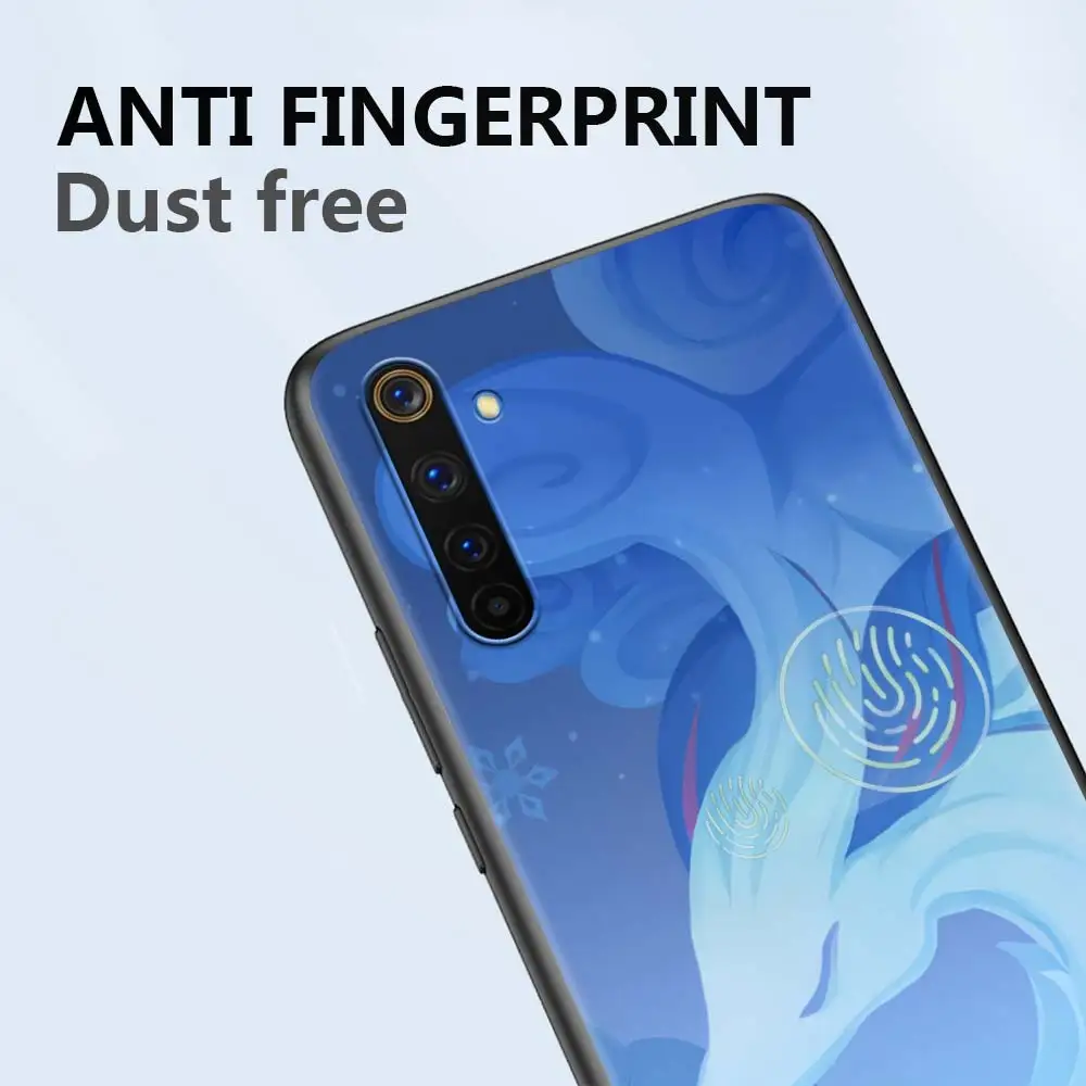 genshin impact icon soft case oppo realme 6 7 c21 c3 xt 8 7i 5 pro a53 a52 a9 2020 a94 a74 5g black silicone phone coque free global shipping