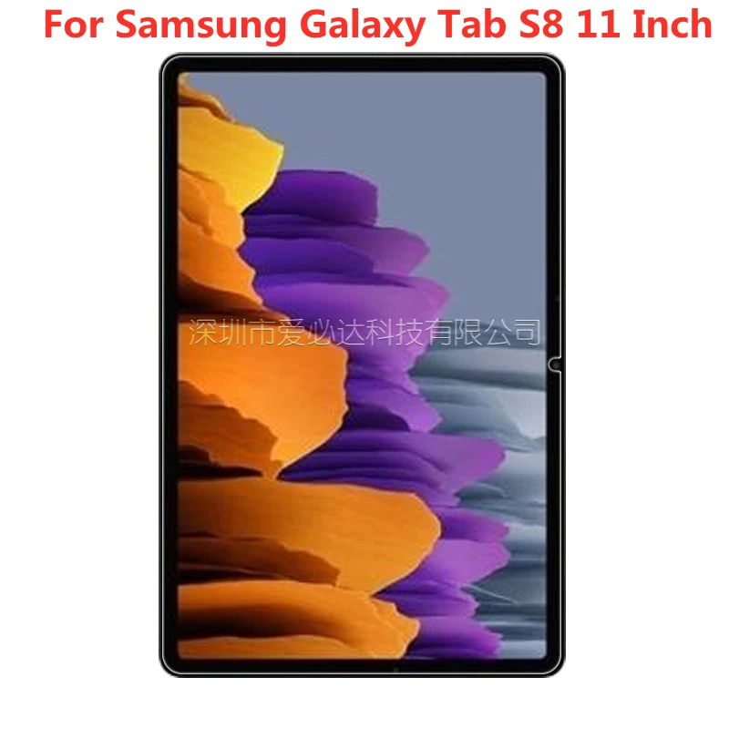 

Fo Samsung Galaxy Tab S8 11 Inch 2021 tablet Screen Protector 9H Toughened Protective Film Guard Tempered Glass