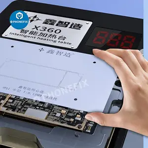 xinzhizao x360 motherboard layered preheating platform for iphone x 12 promax planting bga desoldering dot matrix face id repair free global shipping